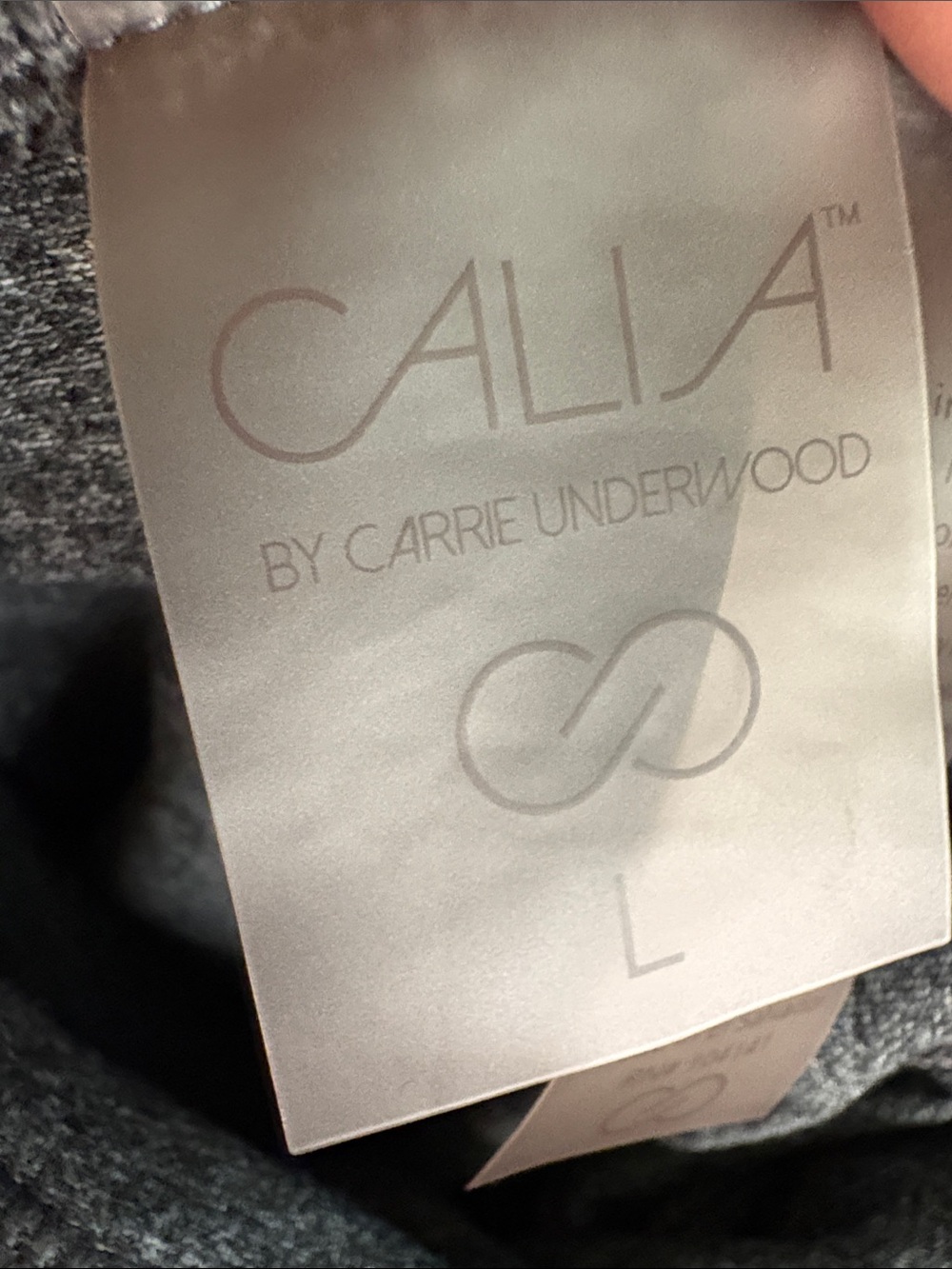Calia Charcoal Heather Cropped Active Leggings - Picture 4 of 6